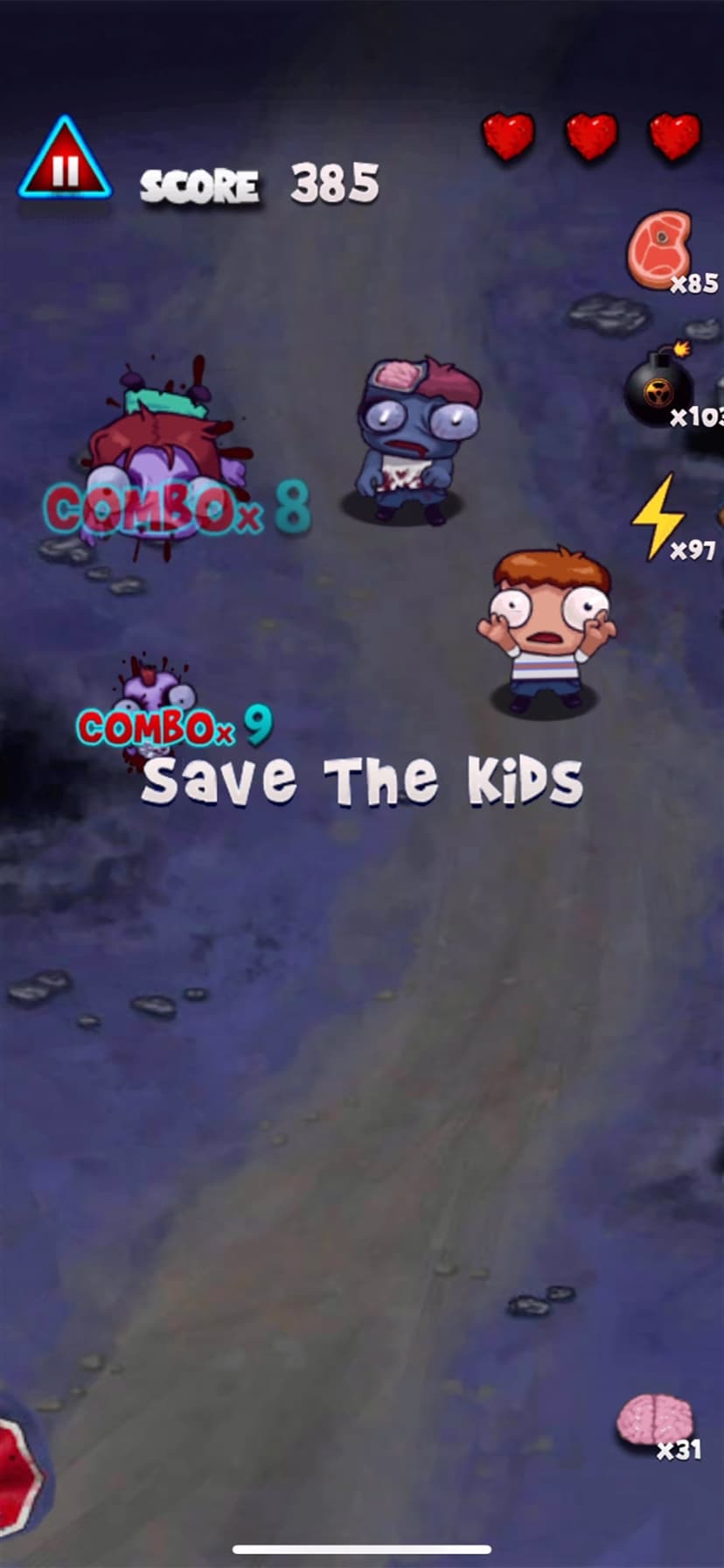 Zombie Smasher Puzzle screenshot 2 - screenshot