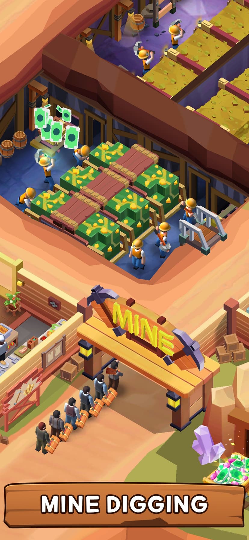 Idle Mining Factory Tycoon screenshot 1 - screenshot