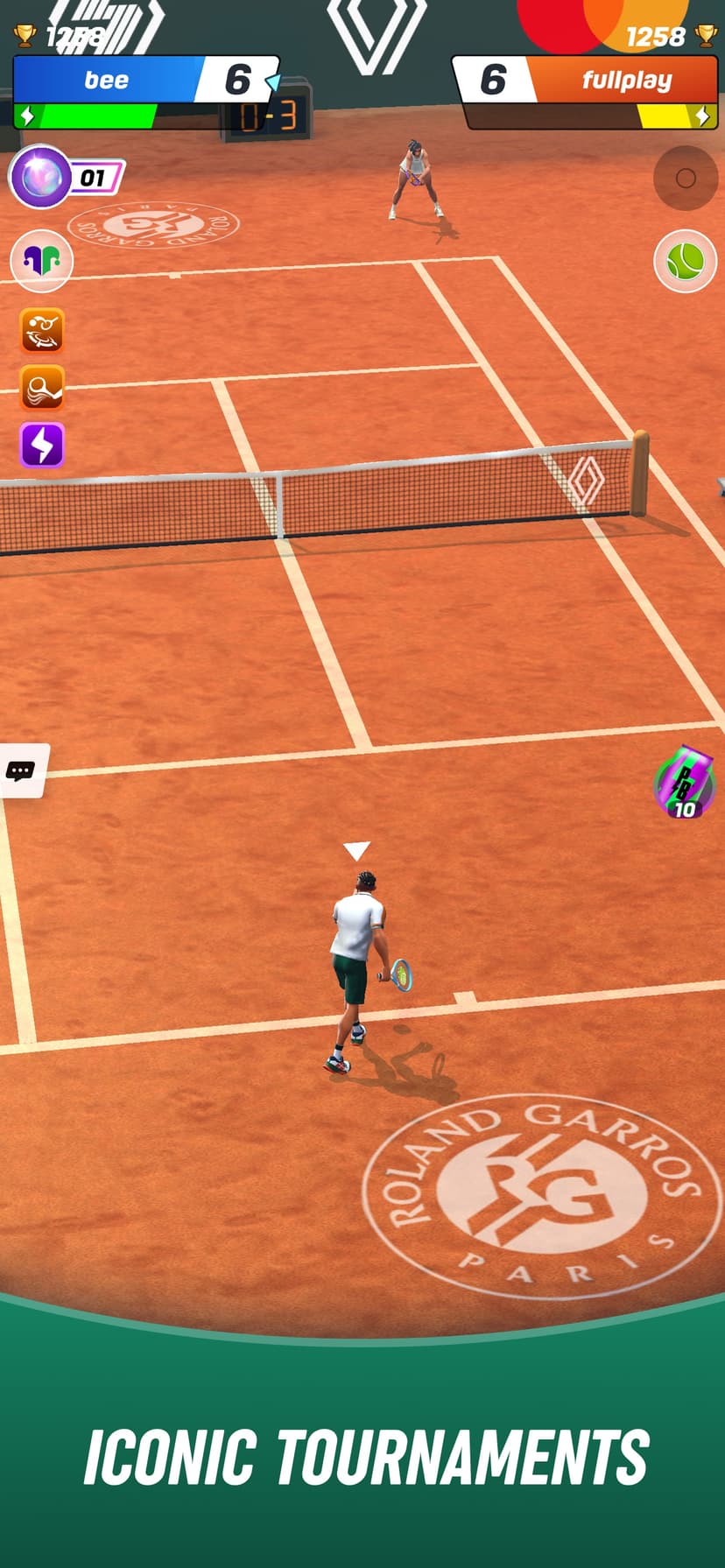 Tennis Clash：Sports Stars Game screenshot 1 - screenshot