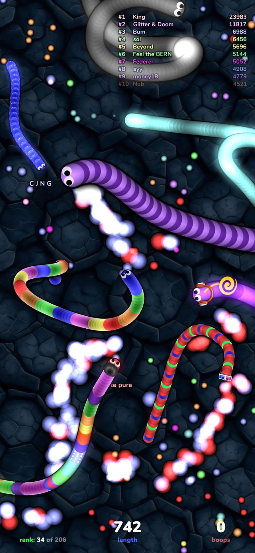 Slither.io screenshot 3 - screenshot