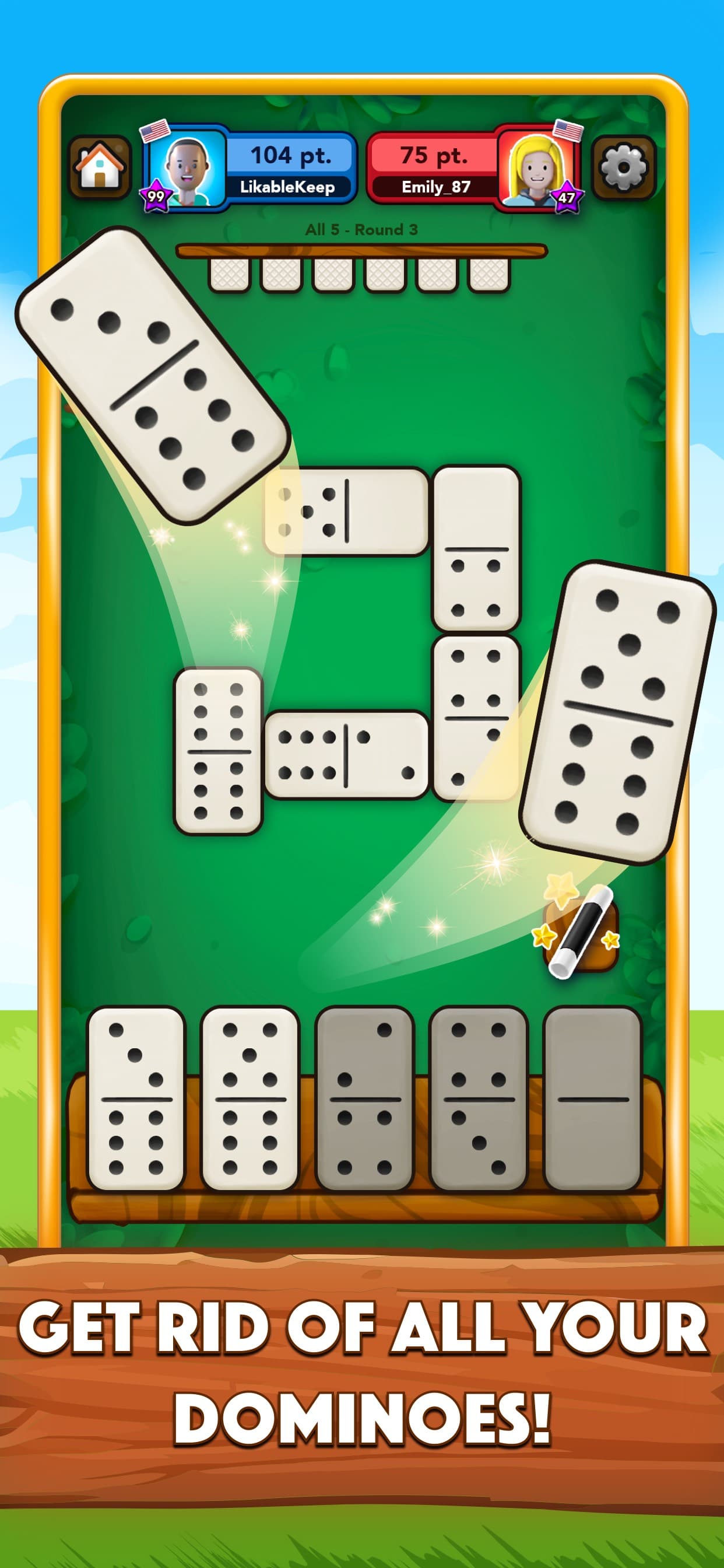 Dominoes Game - Domino Online screenshot 1 - screenshot