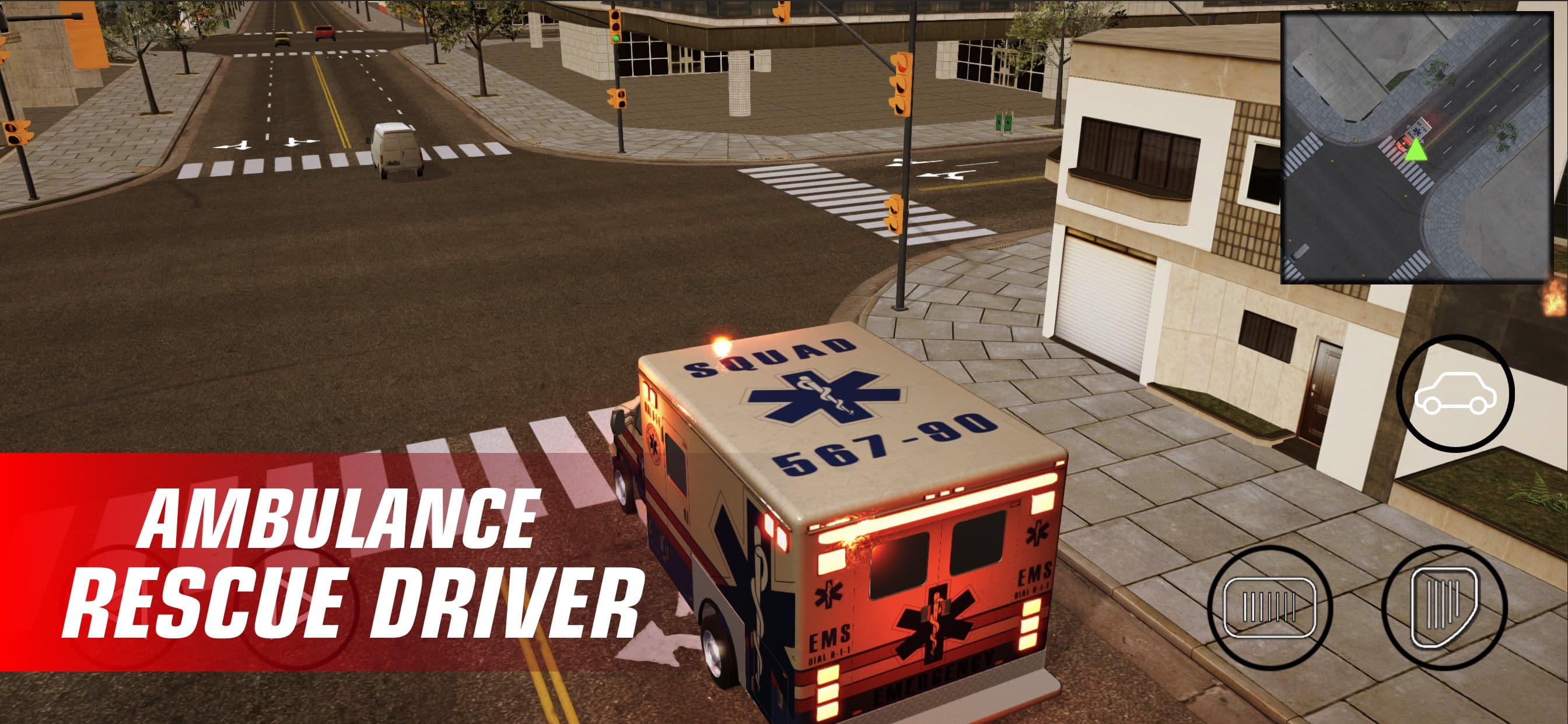 Ambulance city car simulator screenshot 7 - screenshot