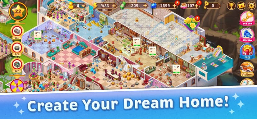 Travel Merge Family Game screenshot 1 - screenshot