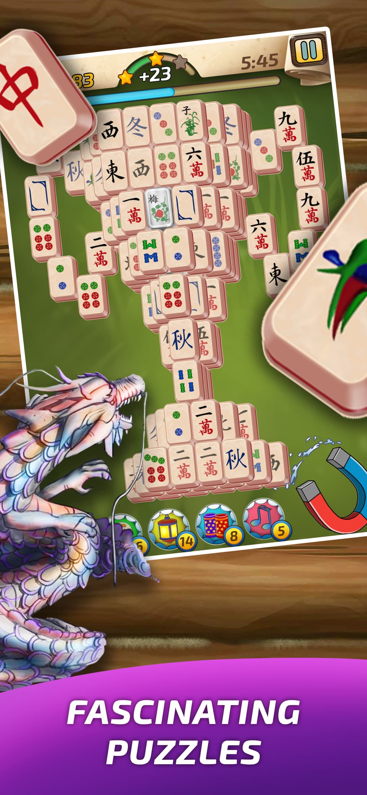 Mahjong Village Solitaire game screenshot 1 - screenshot