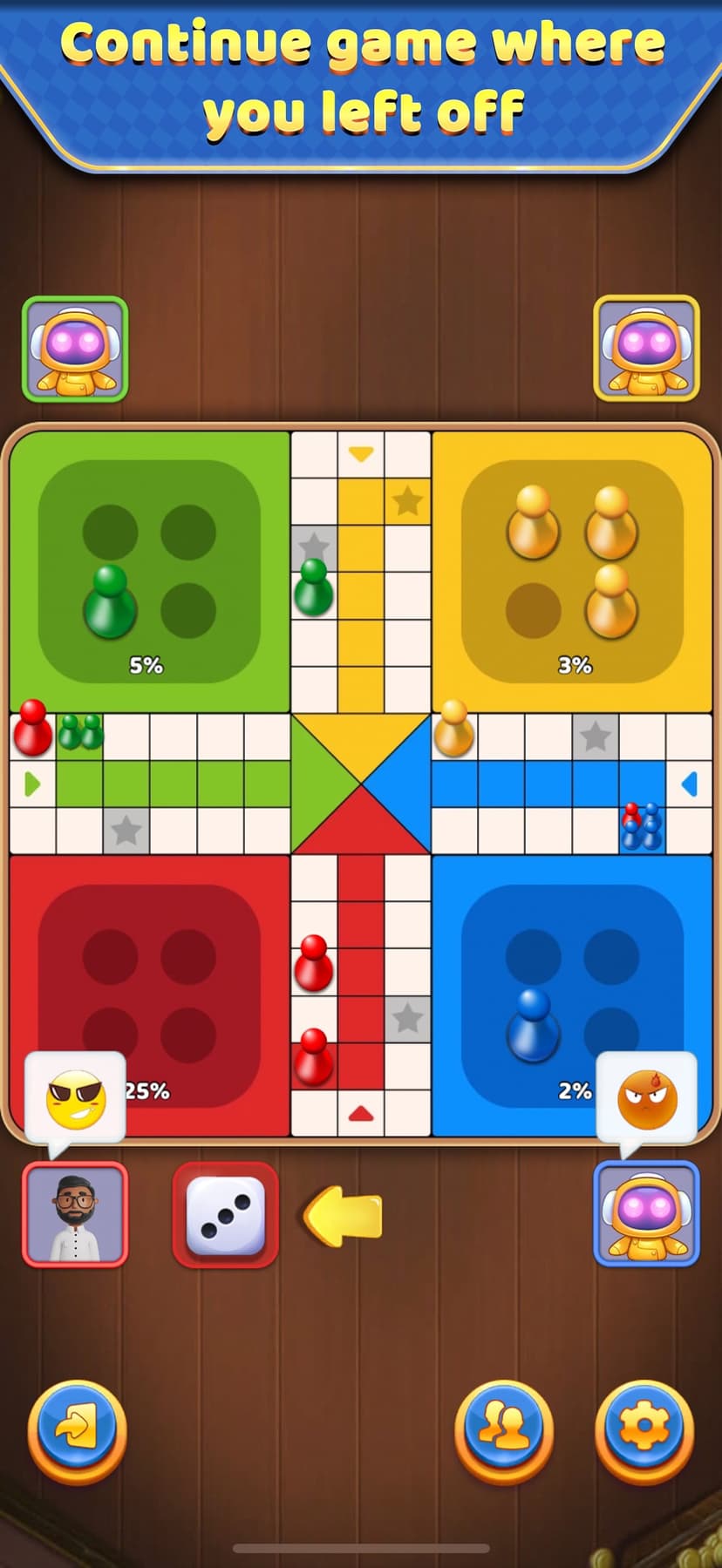 Ludo Offline: Dice Board Game screenshot 3 - screenshot