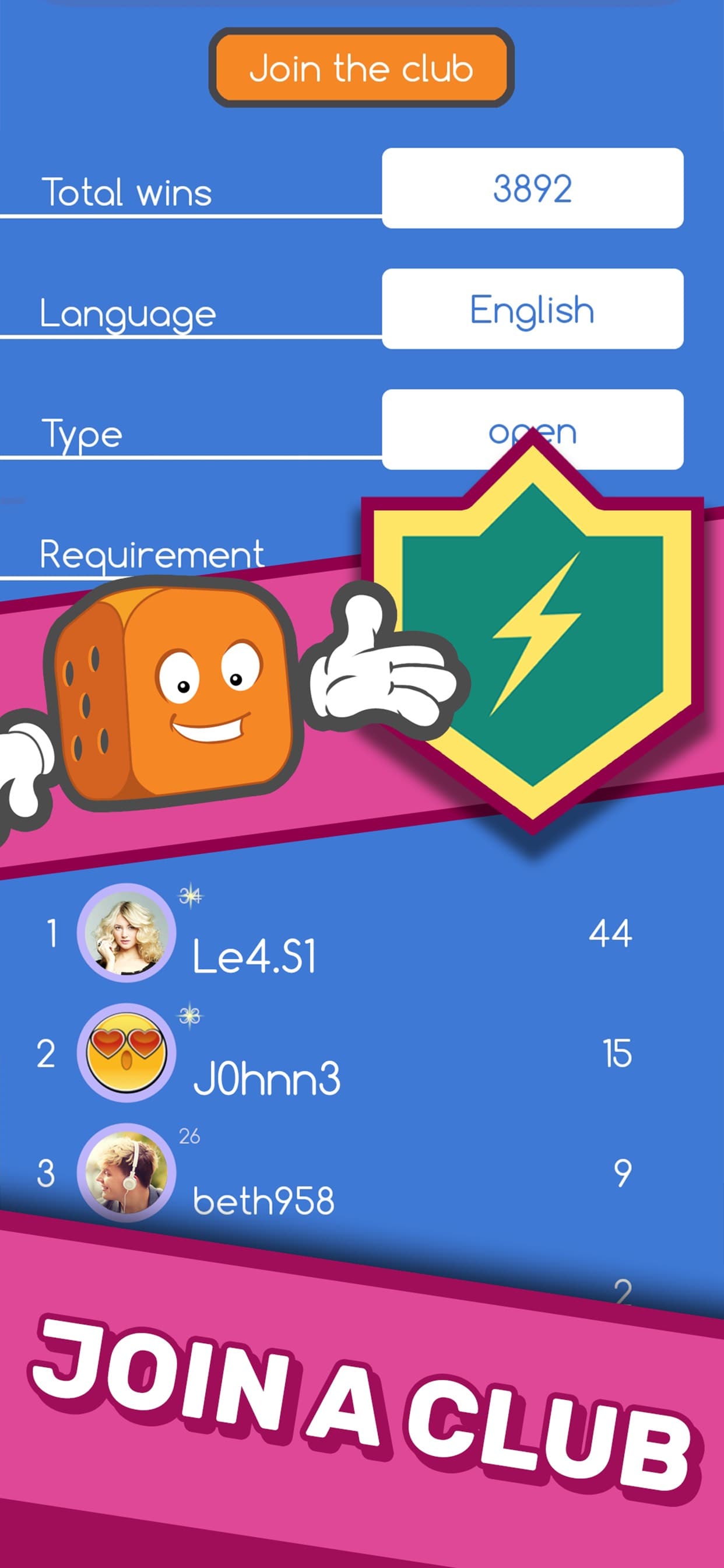 Dice Clubs® Yatzy Multiplayer screenshot 5 - screenshot