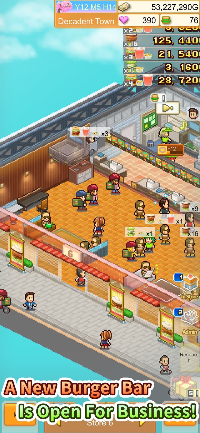 Burger Bistro Story screenshot 1 - screenshot