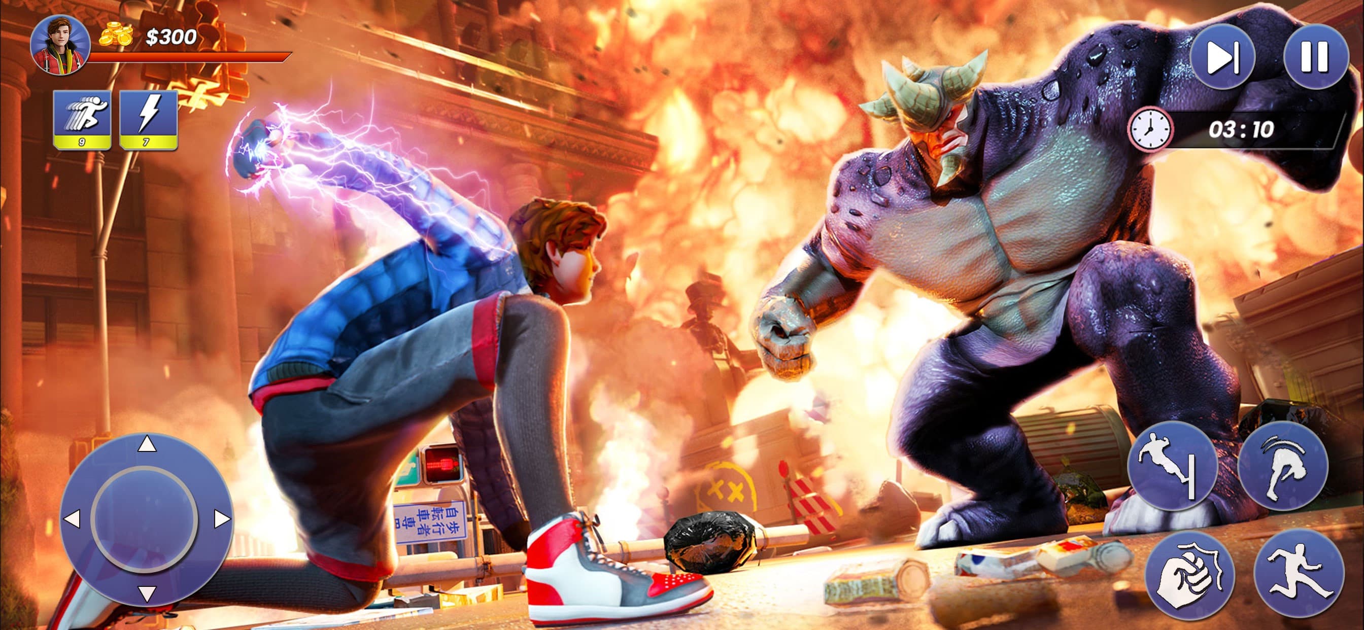 Flying Rope Superhero Fighter2 screenshot 2 - screenshot