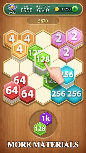 Hexa Block Puzzle - Merge! screenshot 3 - screenshot
