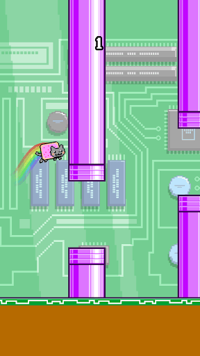 Flappy Nyan: flying cat wings screenshot 8 - screenshot