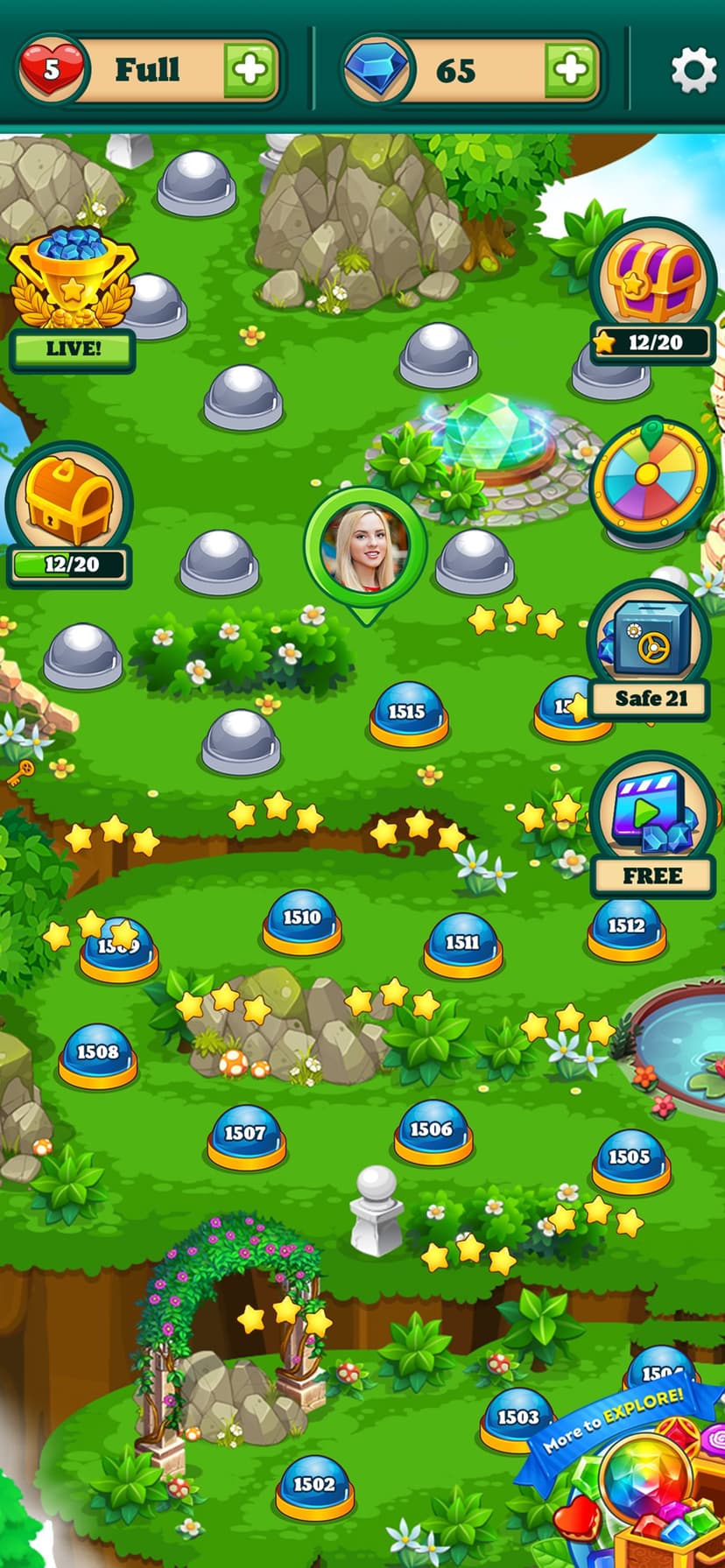 Gem Blast Match 3 Jewel Crush screenshot 7 - screenshot