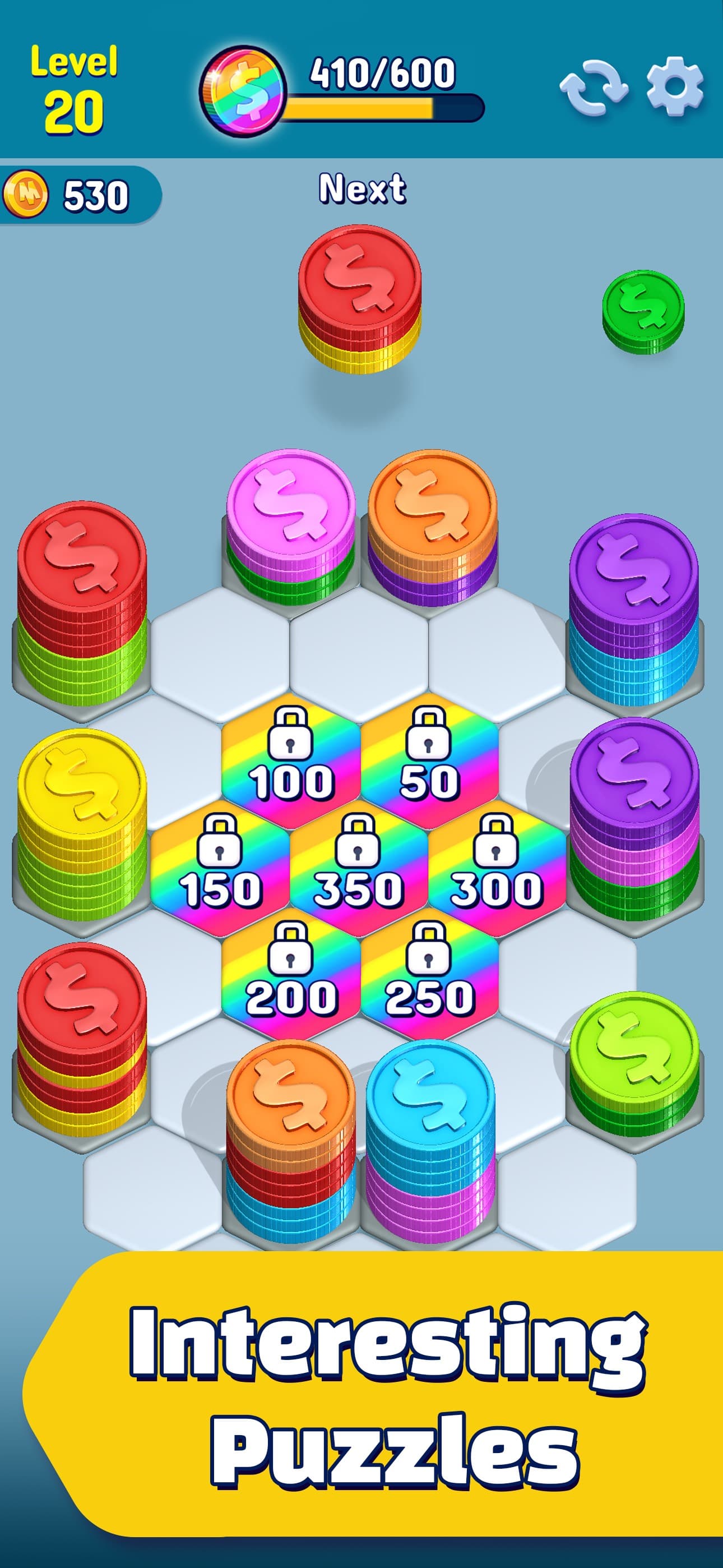 HexaCoin Harmony - Merge Tiles screenshot 4 - screenshot