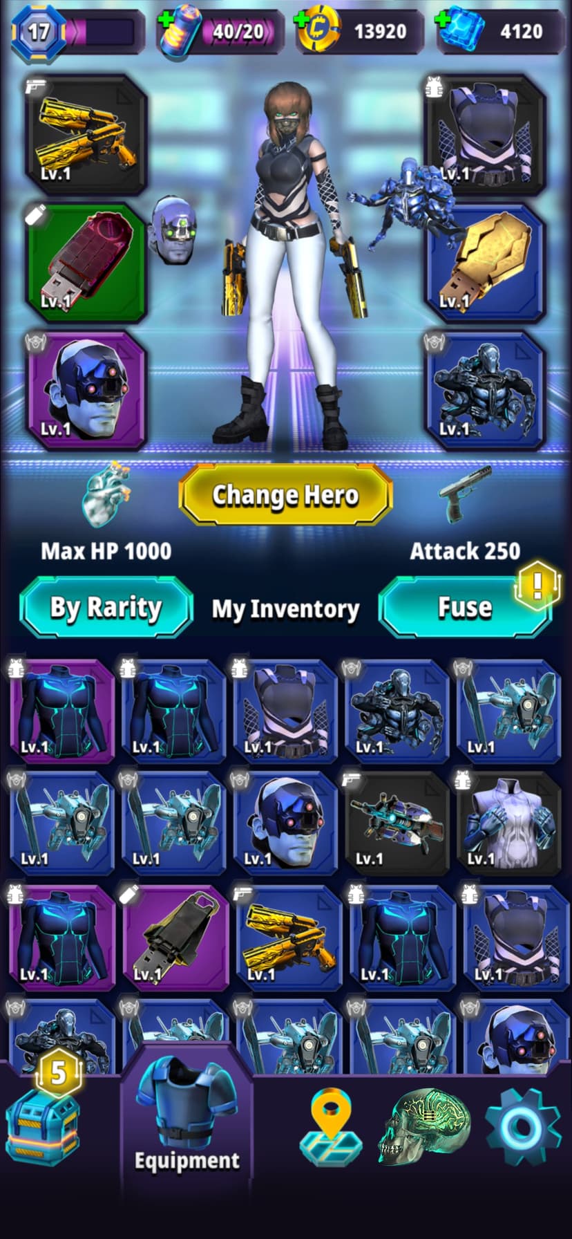 Cyber Punk Hero: Roguelike RPG screenshot 6 - screenshot