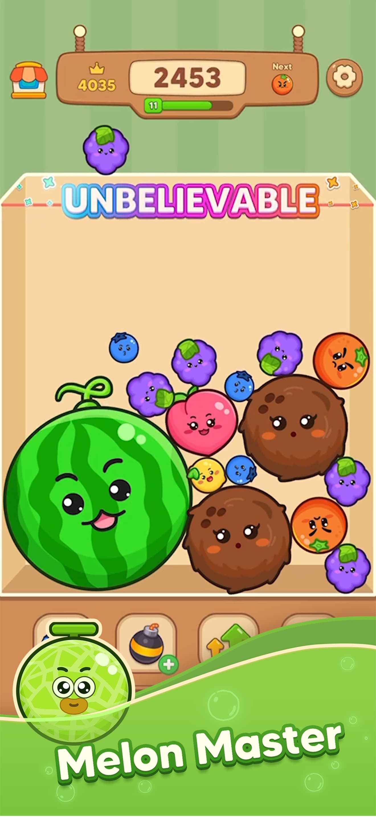 Mergedom: Fruit Merge screenshot 1 - screenshot