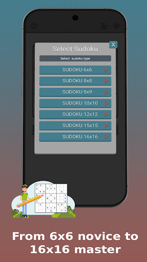 Sudoku Palextart 12x12, 16x16 screenshot 3 - screenshot