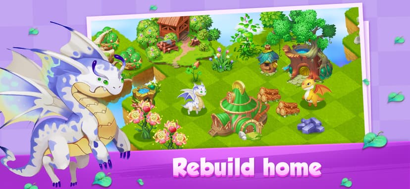 Dragon Home: merge games screenshot 1 - screenshot