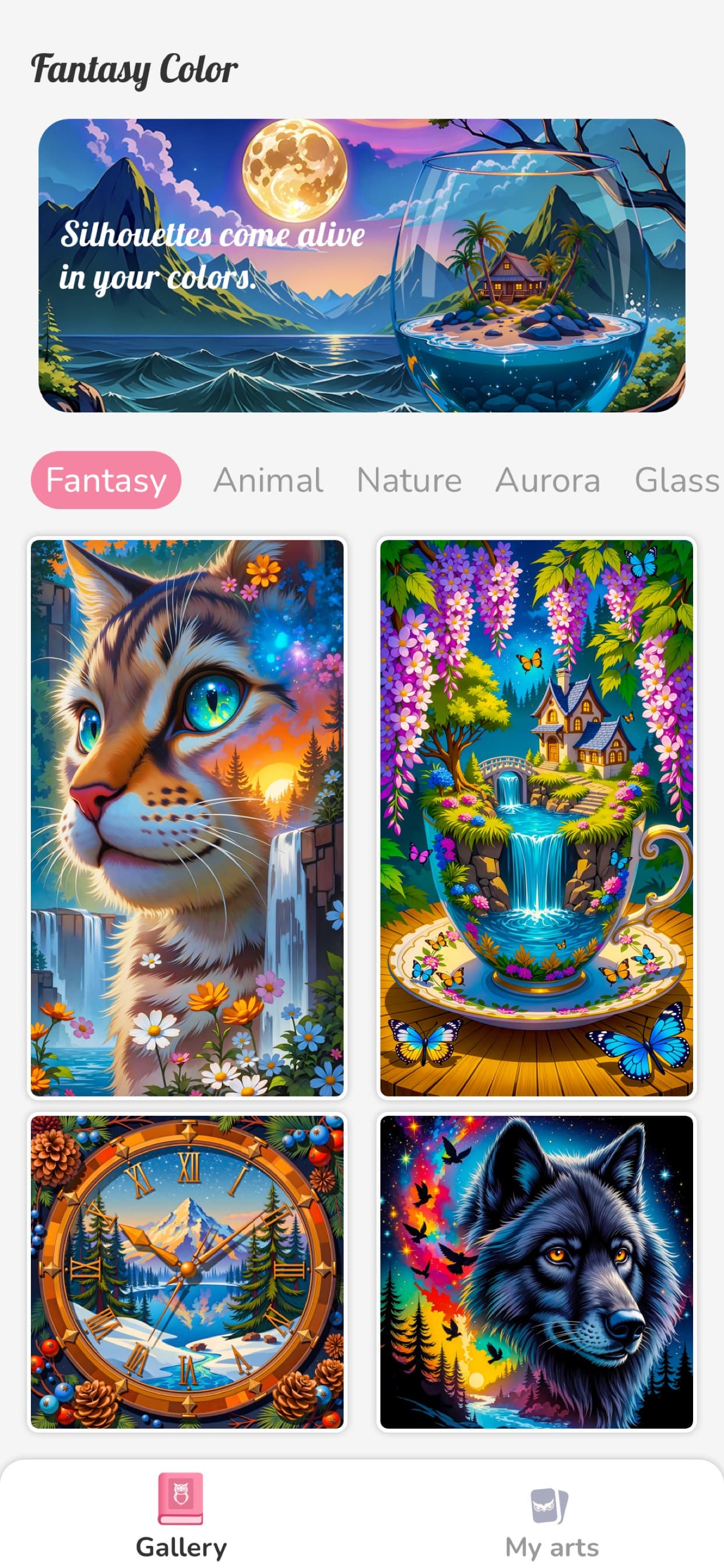 Fantasy Color by Numbers screenshot 1 - screenshot
