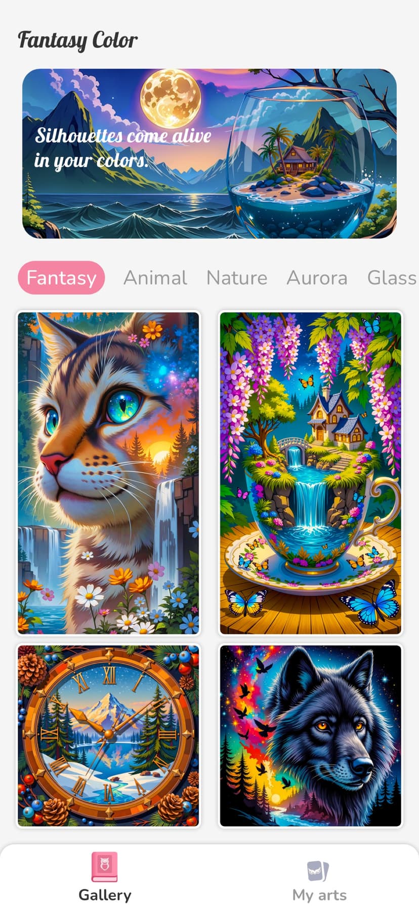Fantasy Color by Numbers screenshot 1 - screenshot
