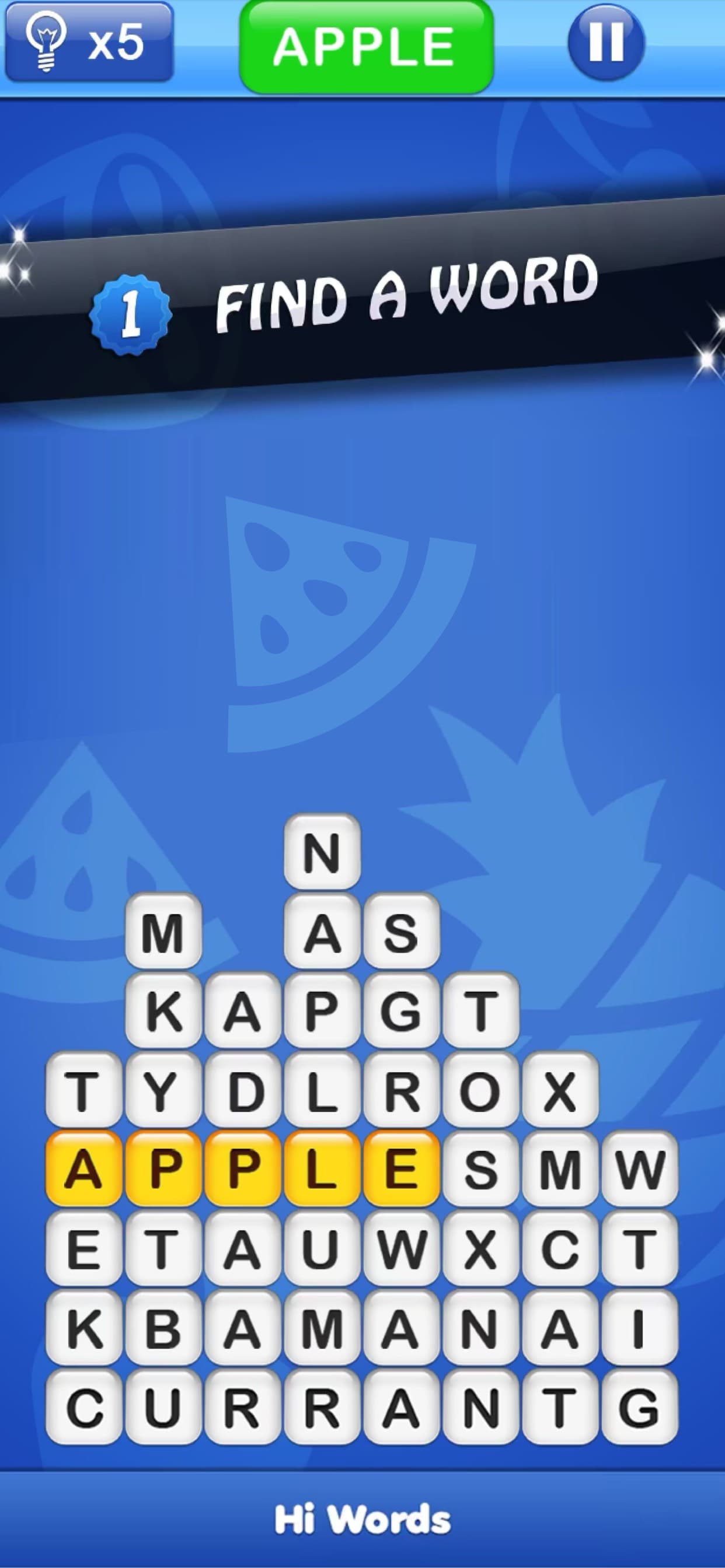 Hi Words - Word Search Game screenshot 1 - screenshot
