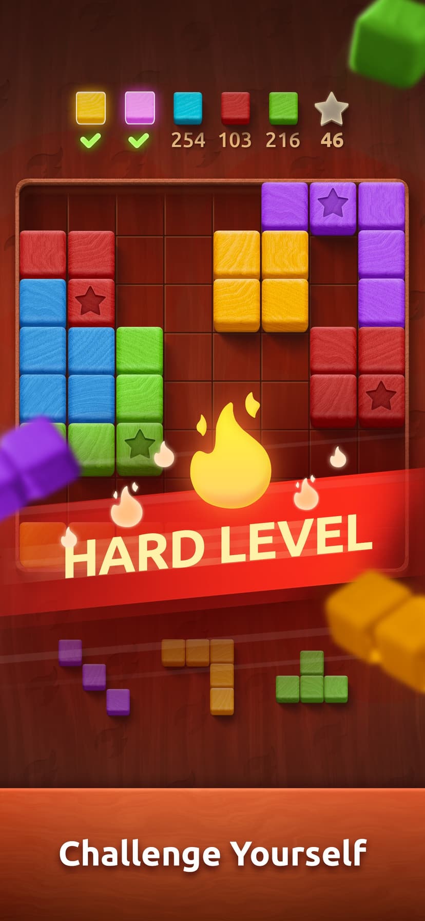 Colorwood Blocks: Wood Puzzle screenshot 3 - screenshot