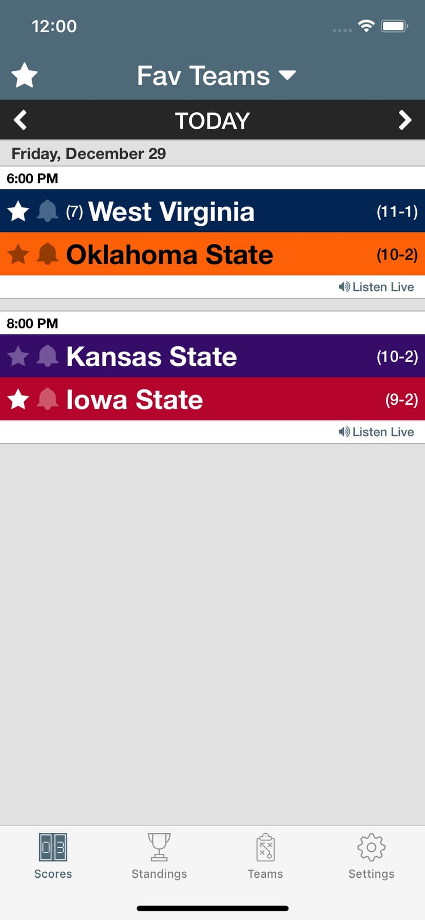 College Basketball Live Radio screenshot 3 - screenshot