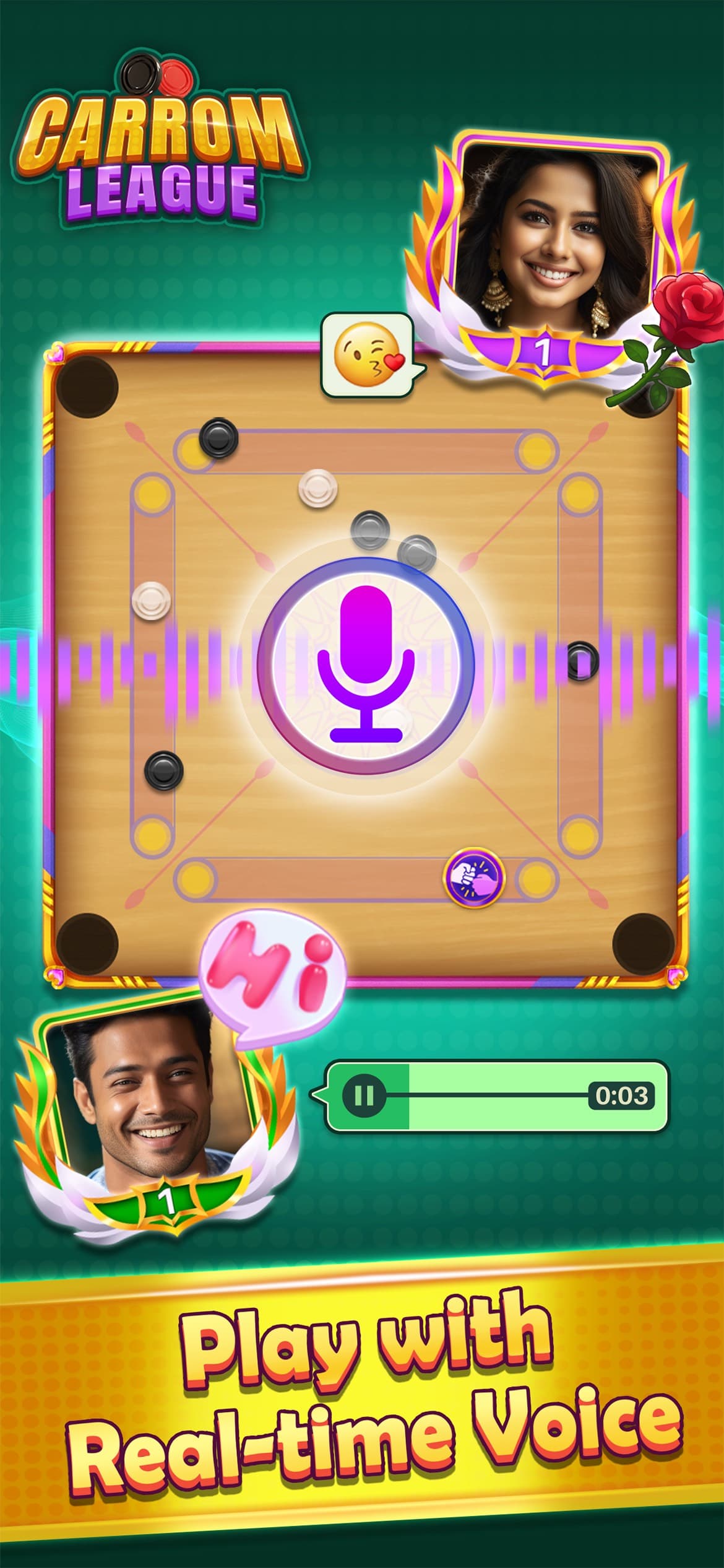 Carrom League: Online Game screenshot 1 - screenshot
