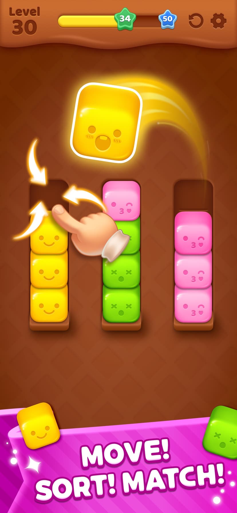 Face Sort: Mood Path screenshot 1 - screenshot