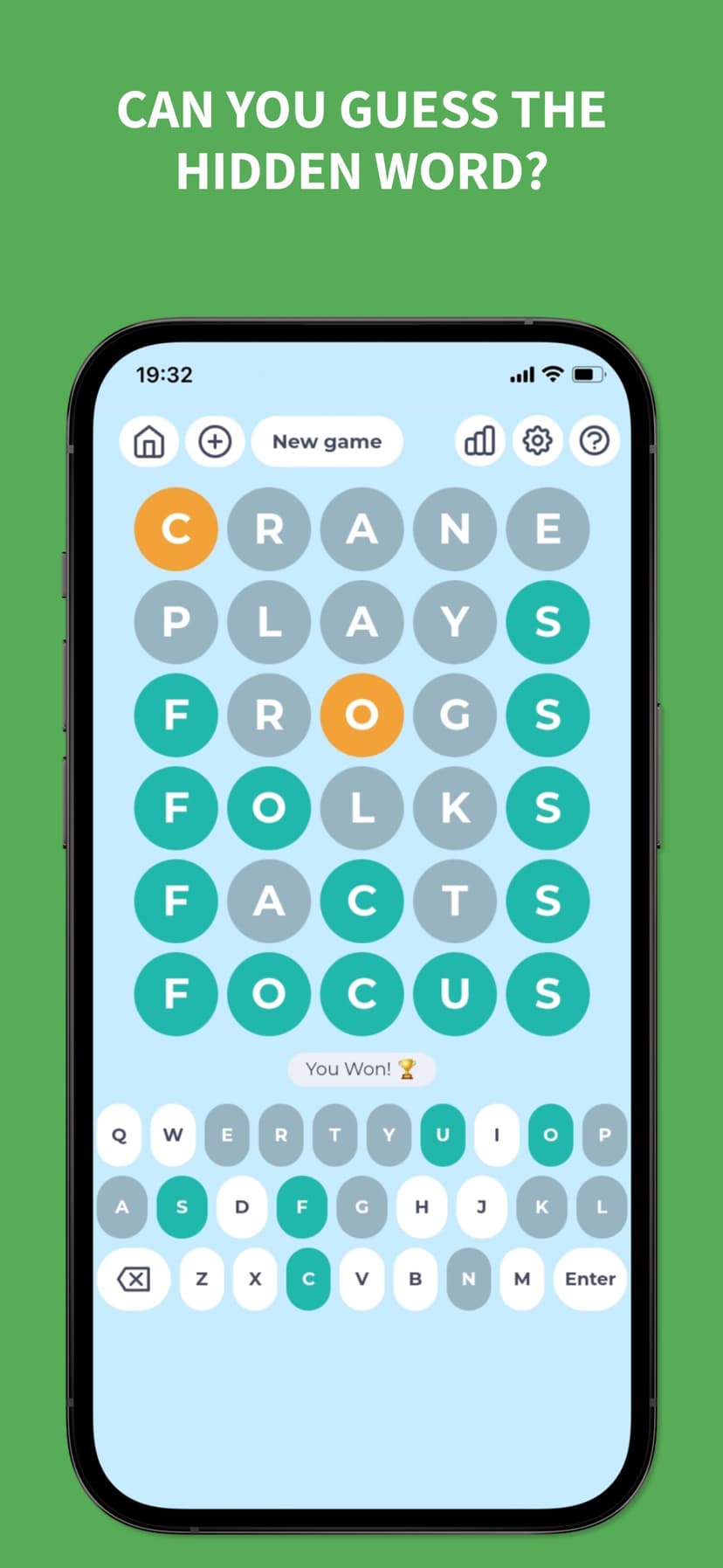 WordGrid - Guess the Word screenshot 1 - screenshot