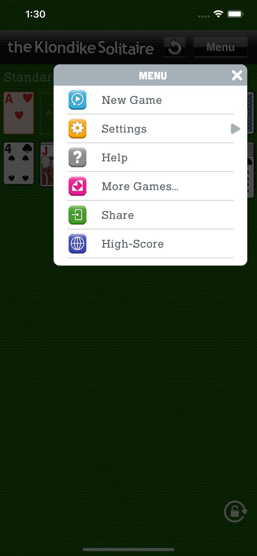 The Klondike Solitaire screenshot 3 - screenshot