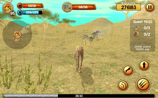 Wild Cheetah Sim 3D screenshot 12 - screenshot