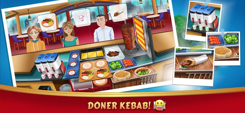 Kebab World: Chef Cafe Cooking screenshot 4 - screenshot