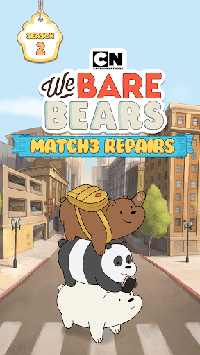 We Bare Bears Match3 Repairs screenshot 1 - screenshot