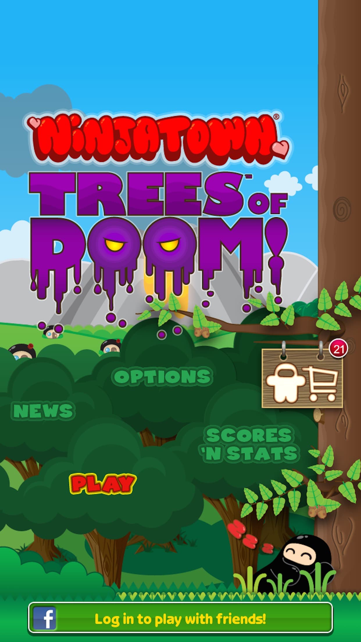 Ninjatown: Trees Of Doom! screenshot 1 - screenshot