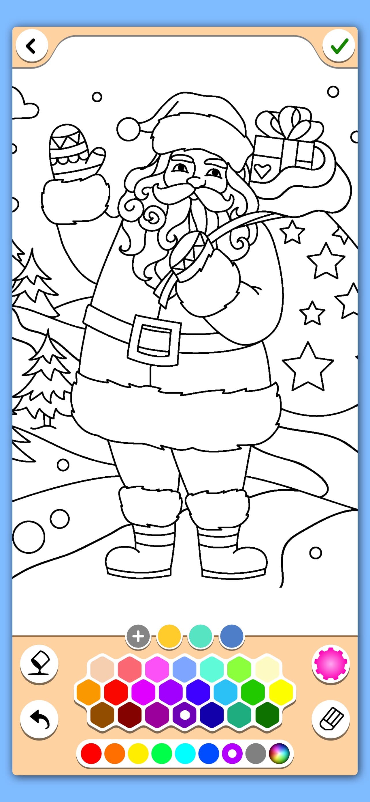 Christmas coloring for all screenshot 1 - screenshot