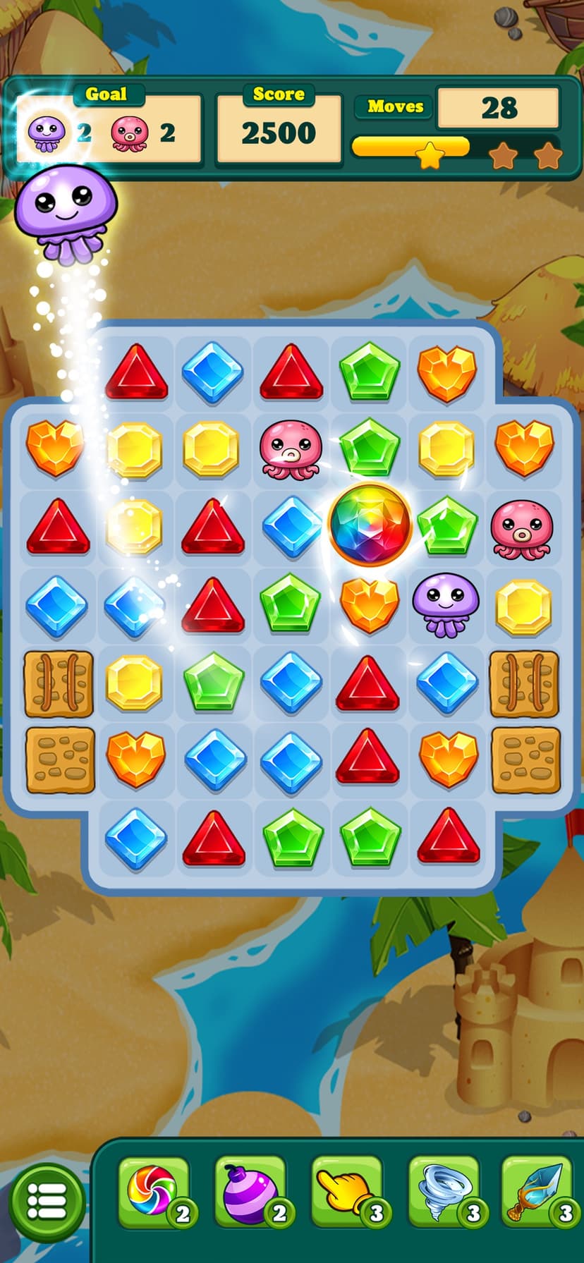 Gem Blast Match 3 Jewel Crush screenshot 1 - screenshot
