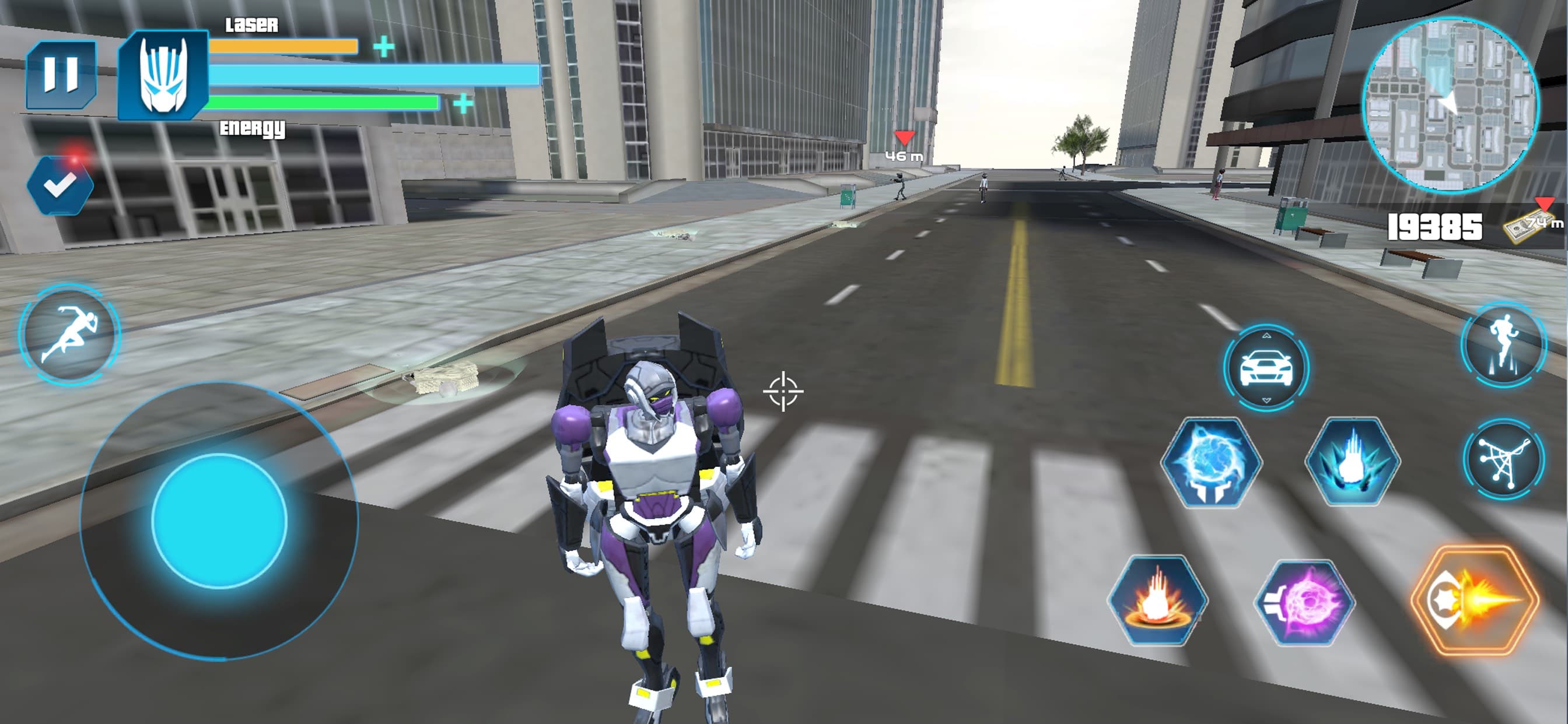 Robot Transform Car Simulator screenshot 3 - screenshot