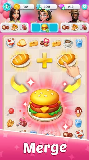 Merge Honey-Dream Design Game screenshot 1 - screenshot