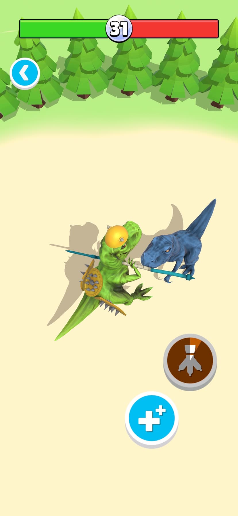 Dino World: Merge & Fight screenshot 1 - screenshot