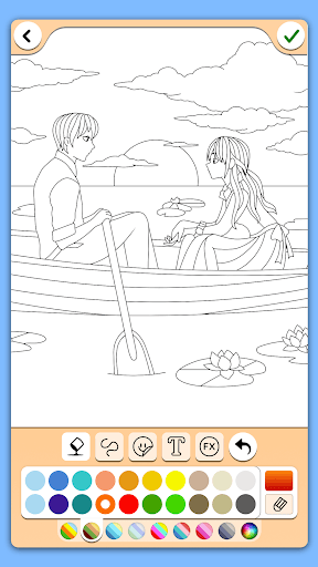 Valentines love coloring book screenshot 20 - screenshot