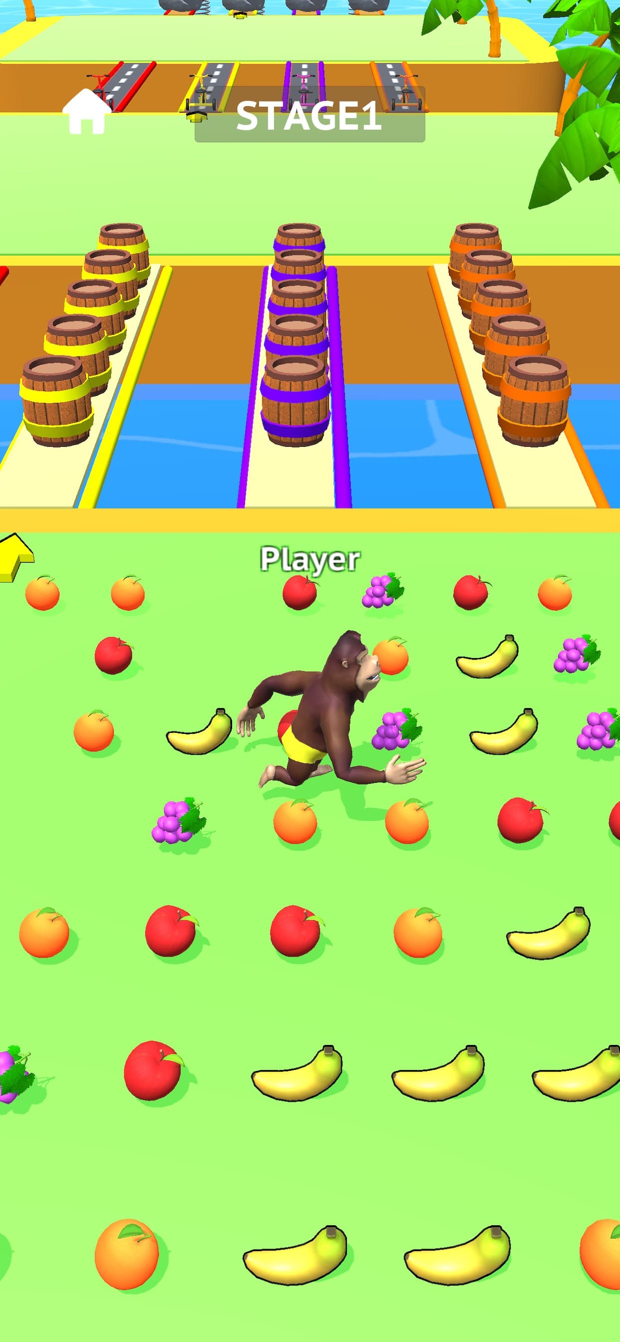 Gorilla Race! screenshot 1 - screenshot