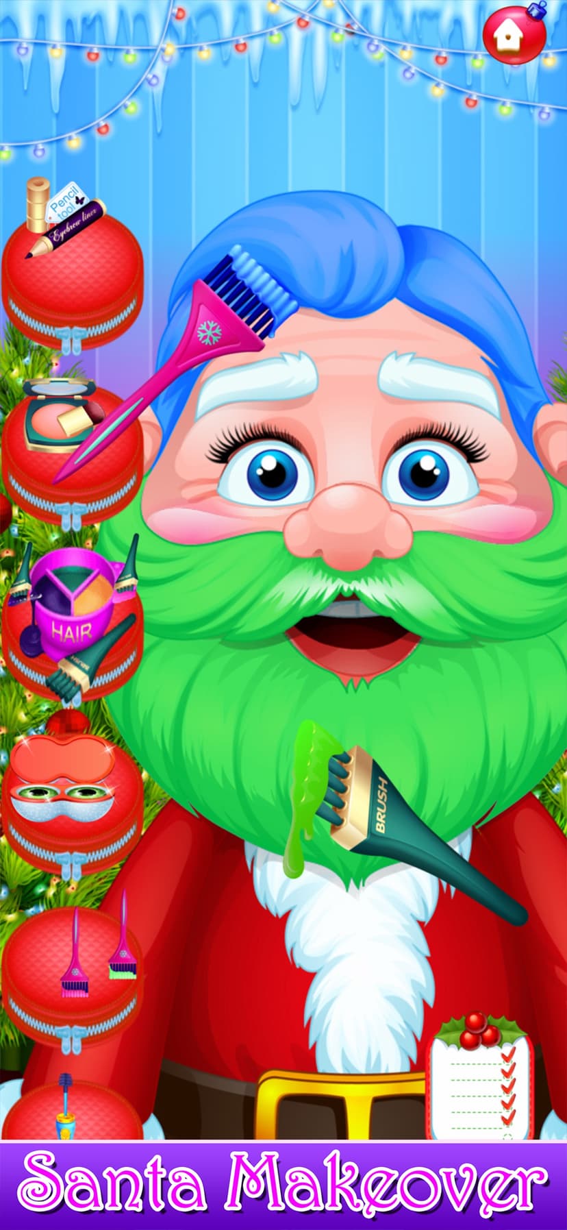 Santa Hair Game For Christmas screenshot 8 - screenshot