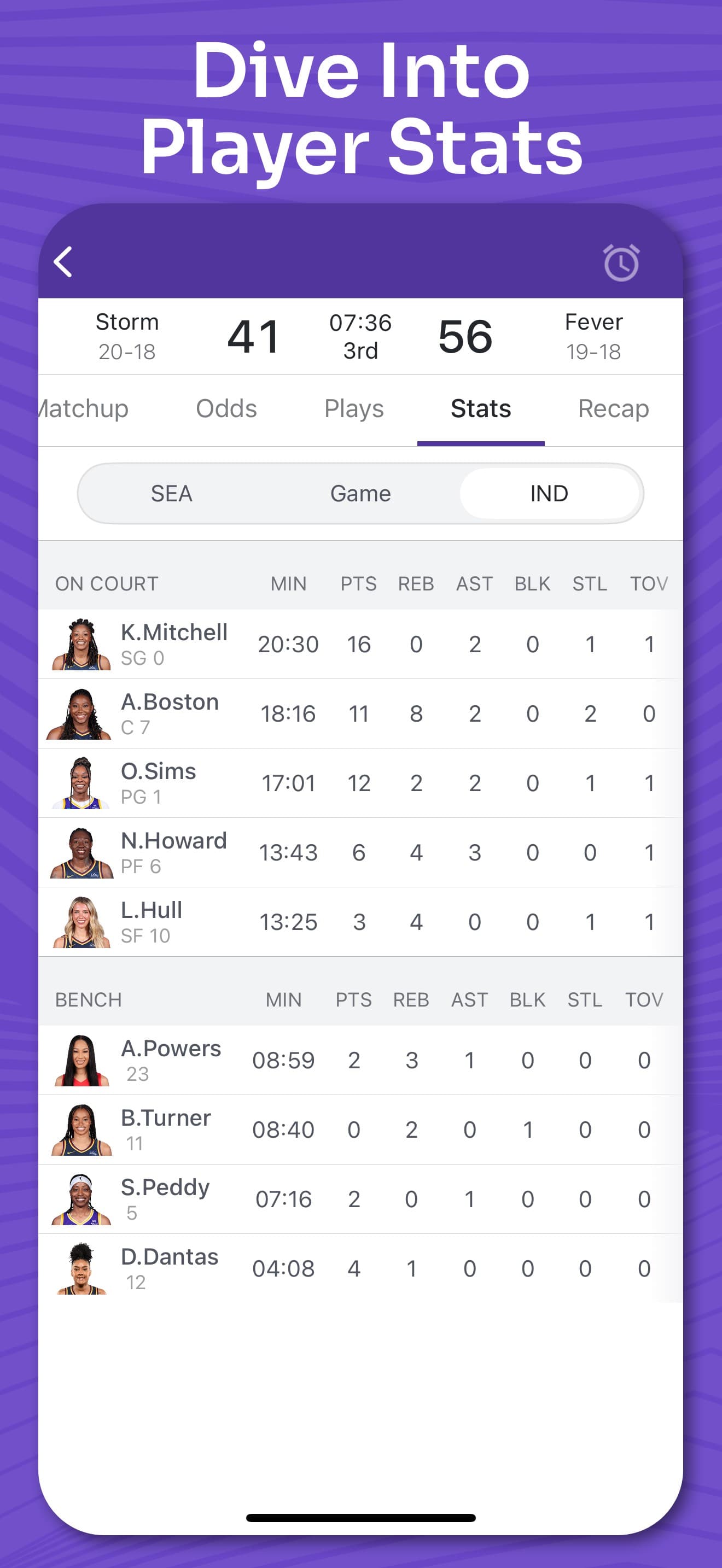 Superfan: Women's Basketball screenshot 5 - screenshot