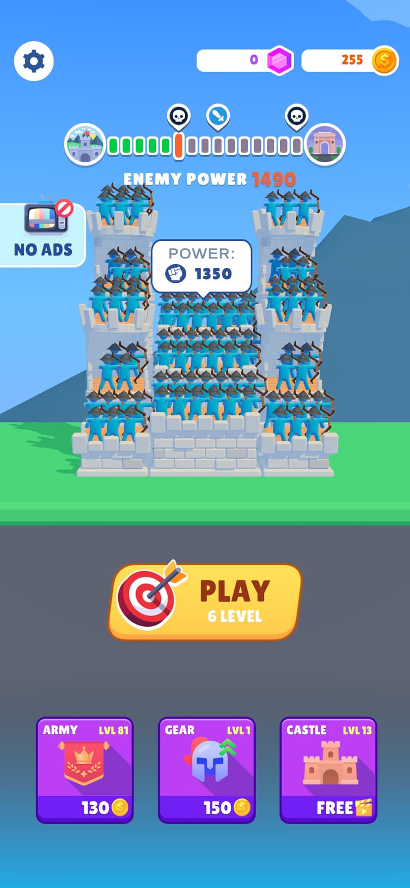 Archery Bastions: Castle War screenshot 1 - screenshot
