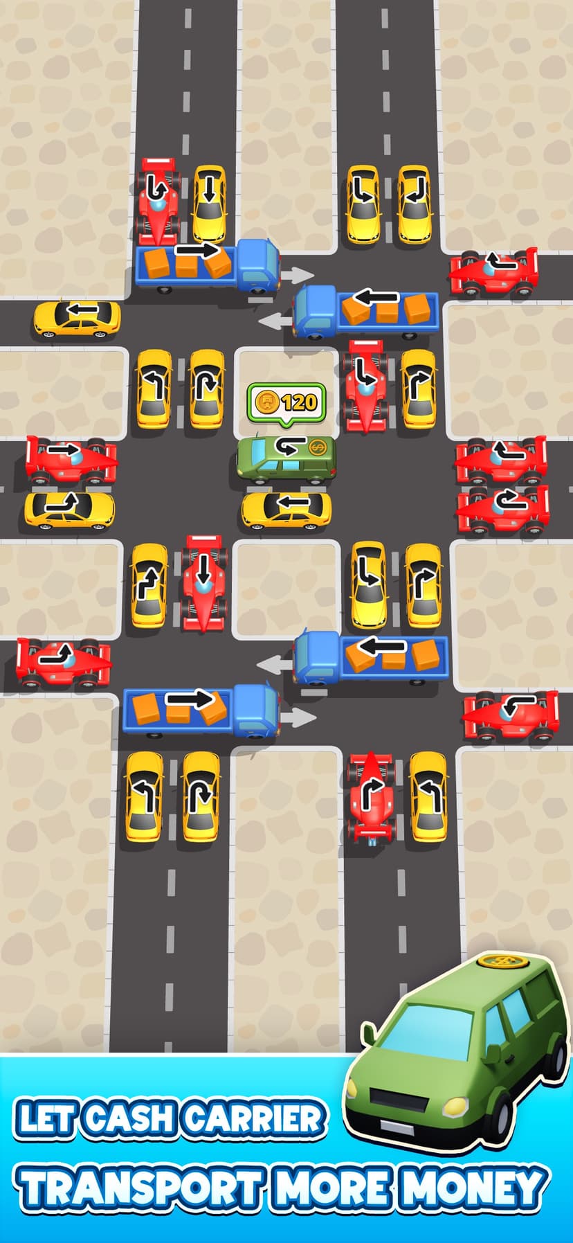 Traffic Untangle: Puzzle Roads screenshot 3 - screenshot