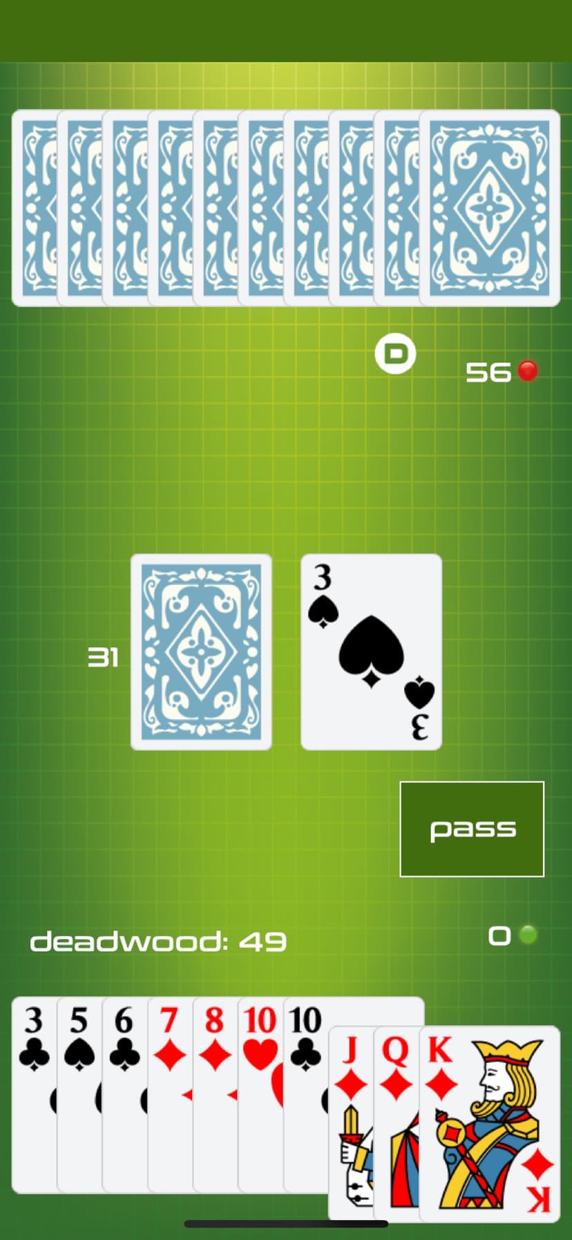 Classic Gin Rummy screenshot 1 - screenshot