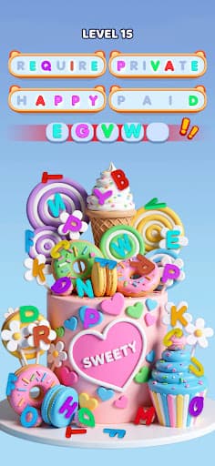 ScrewNum - Word Screw Sort screenshot 2 - screenshot