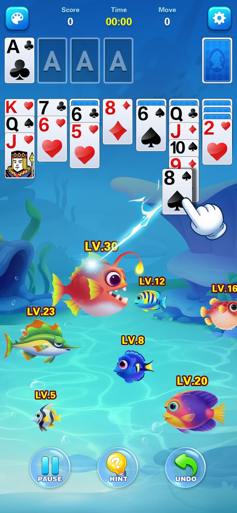 Solitaire Fish: Card Game screenshot 2 - screenshot