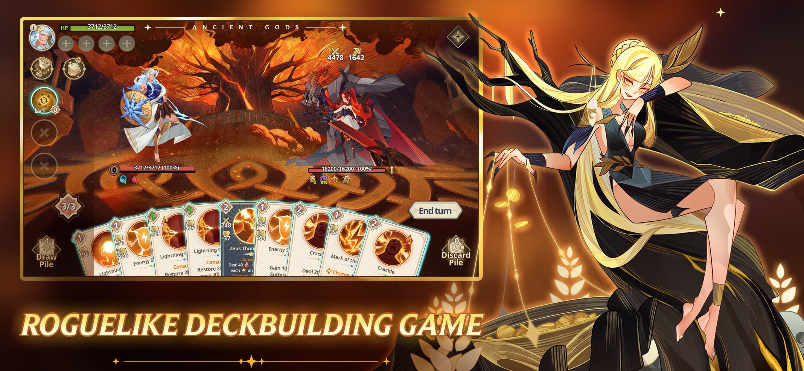 Ancient Gods: Deckbuilding RPG screenshot 2 - screenshot
