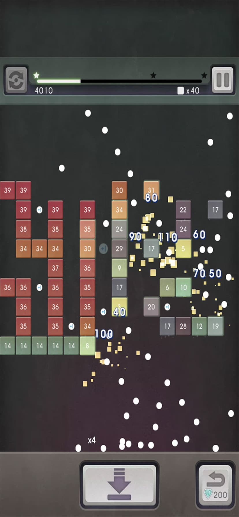 Bricks Breaker Mission screenshot 1 - screenshot