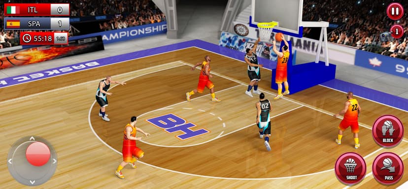 Real Dunk Basketball Games screenshot 3 - screenshot